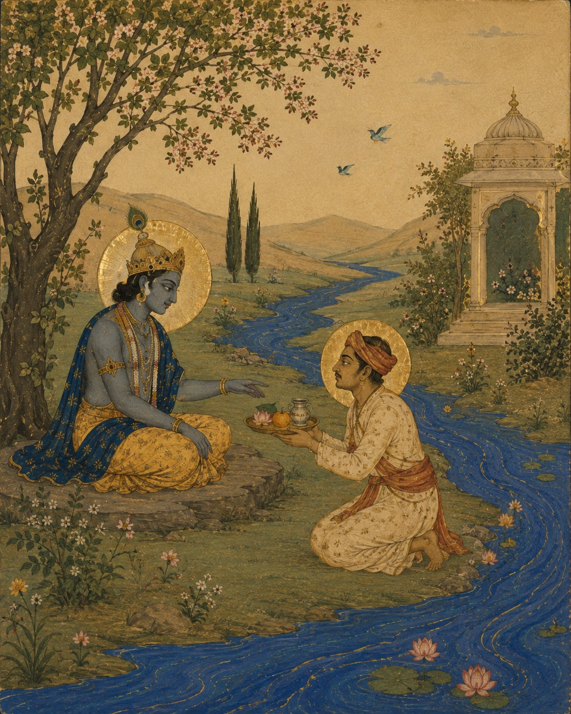 Ch. 9 'Bhakti' The Offering of Devotion, Bhagavad Gita — Indian Epics Prints
