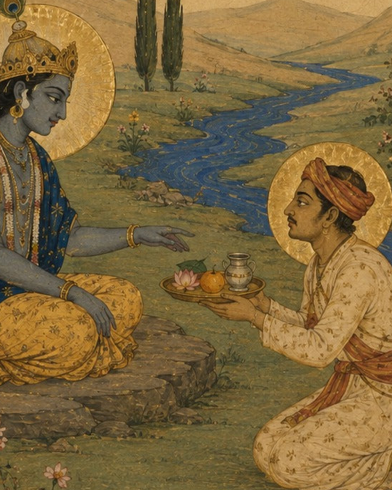 Ch. 9 'Bhakti' The Offering of Devotion, Bhagavad Gita — Indian Epics Prints