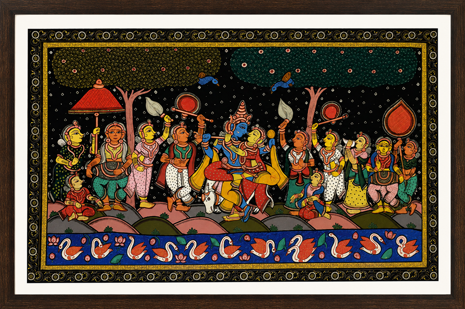 Orissa Pattachitra – Radha Krishna Rasaleela