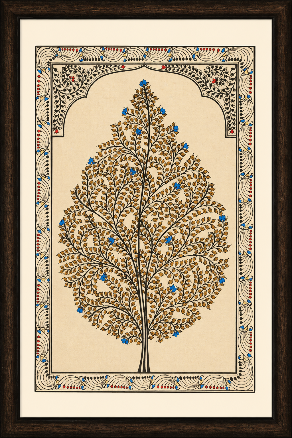 Cosmic Harmony: Tree of Life – Orissa Pattachitra Painting