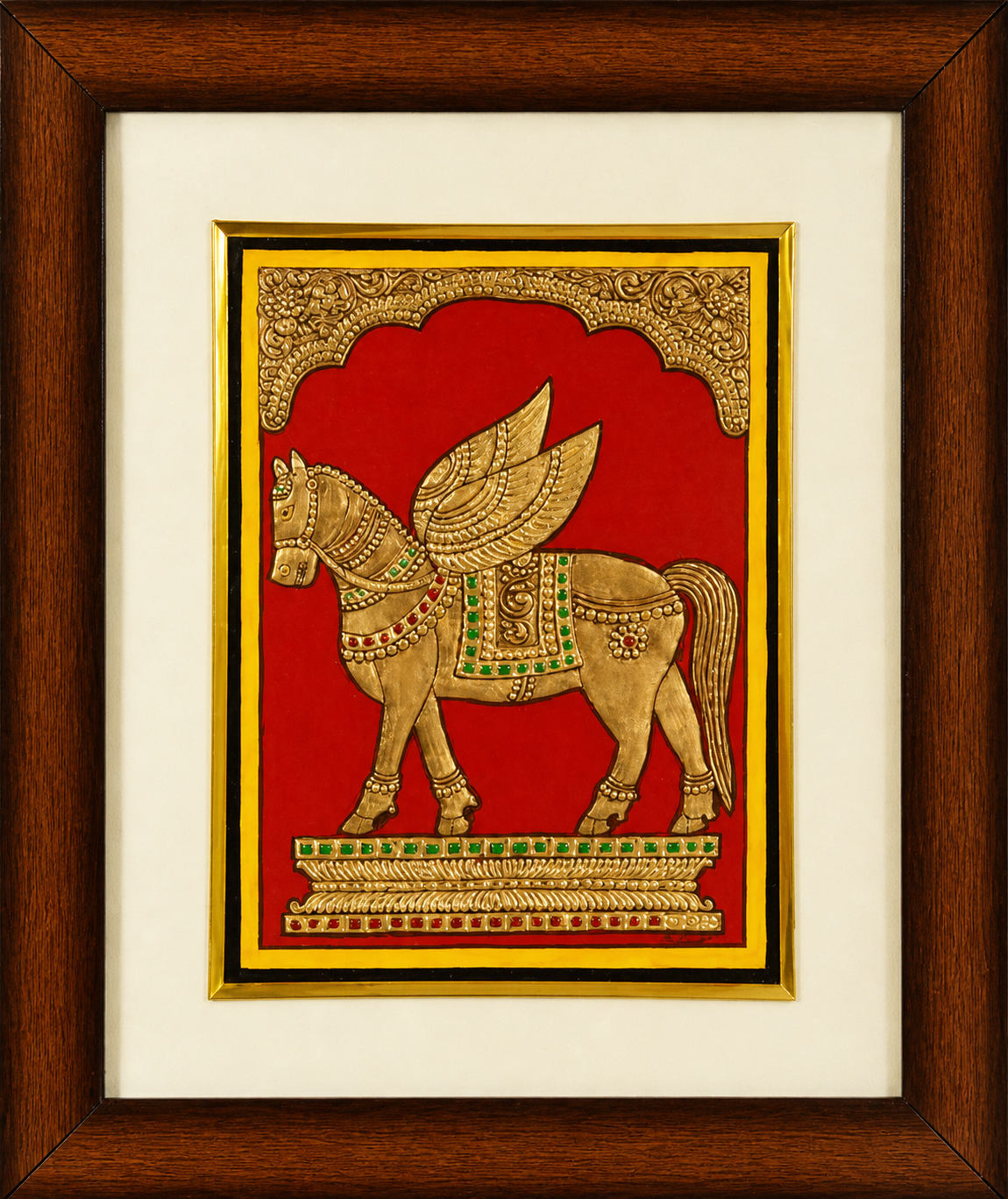 Pegasus - Mysore Paintings (22KT Gold Leaf)
