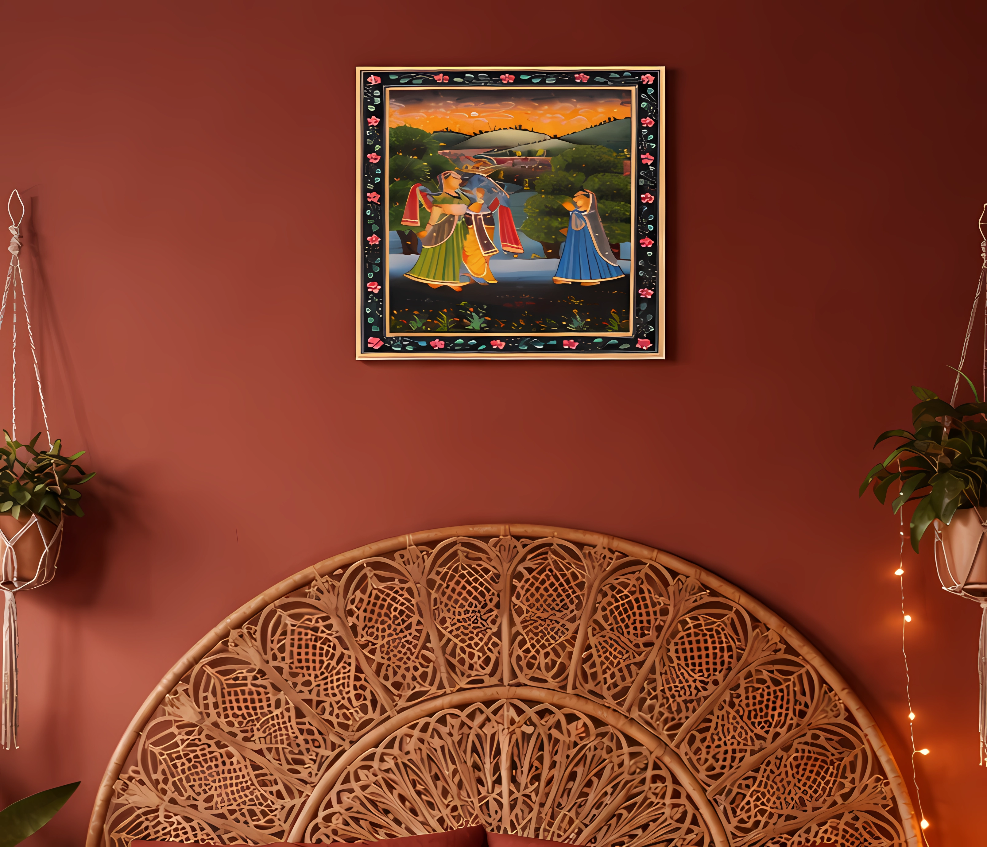 Twilight Tryst – A Rajput Courtship at Dusk