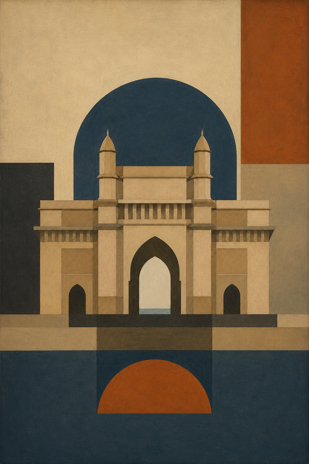 Indo-Bauhaus – “Dvāra Sāgara”: Abstraction of the Gateway of India