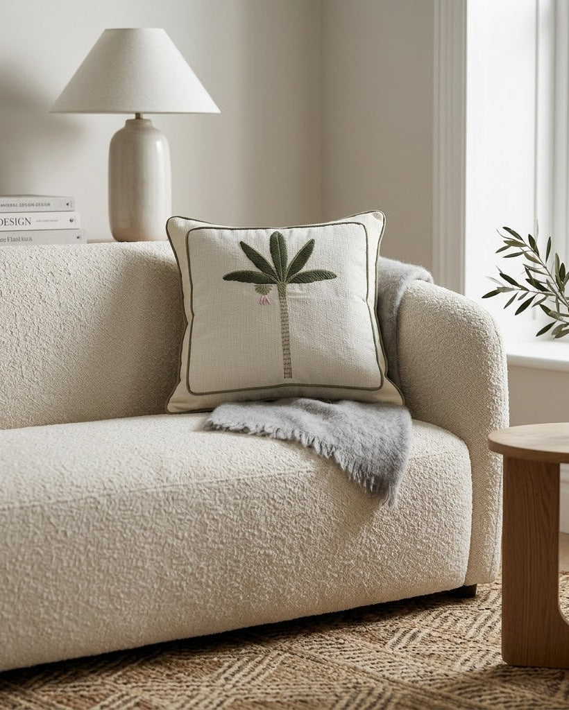Eka Kanan Palm Cushion Cover - Set of Two