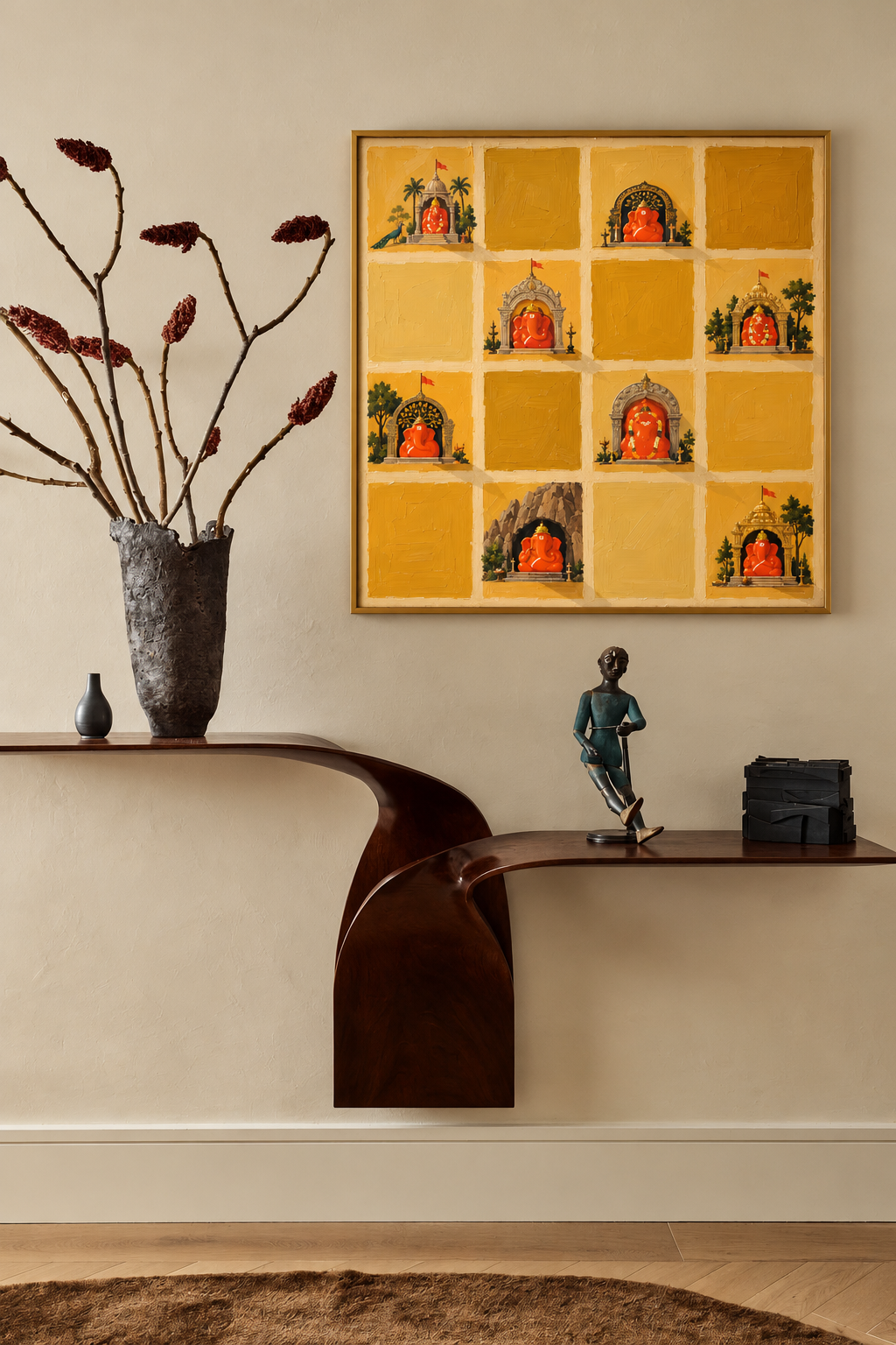 Art Print – “Ashtavinayak”: The Eight Shrines of Ganesha