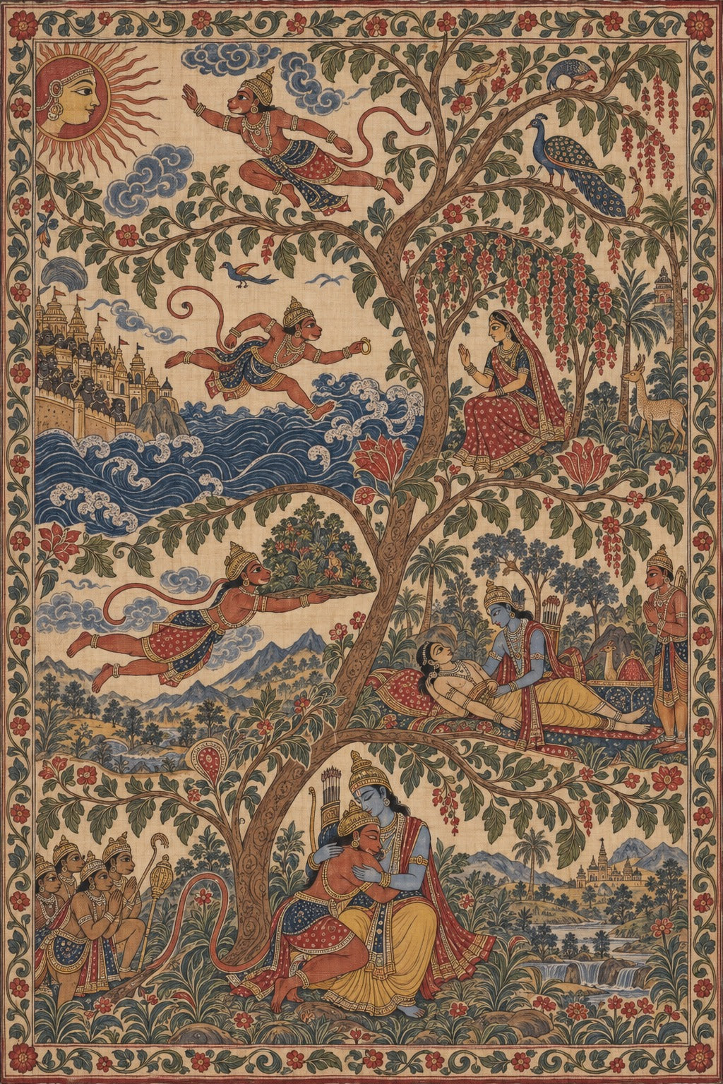 'Hanuman: The Devoted Servant' - Indian Epics Prints