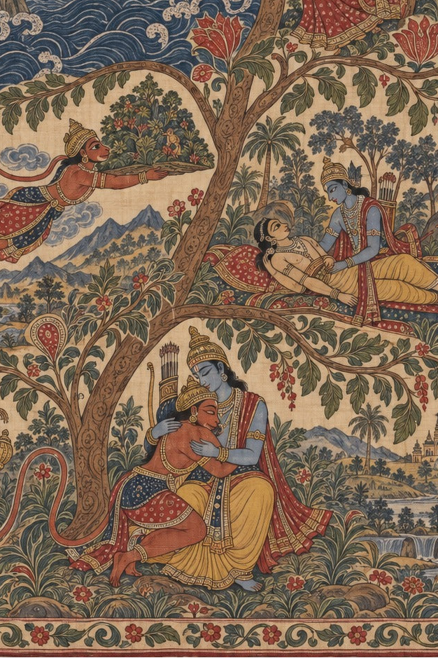 'Hanuman: The Devoted Servant' - Indian Epics Prints