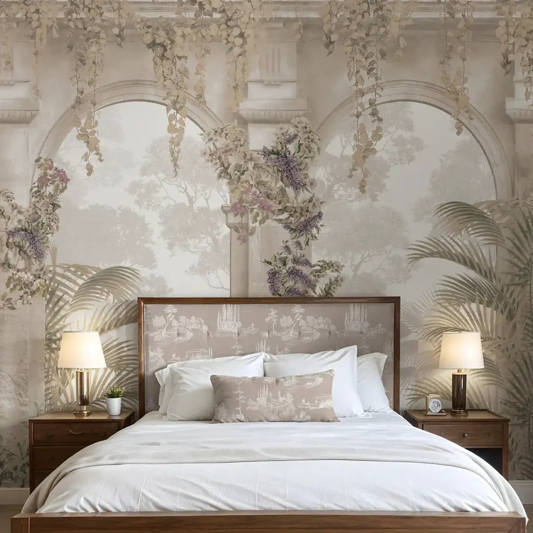 Palace Echoes: “Heritage Arches” Wallpaper