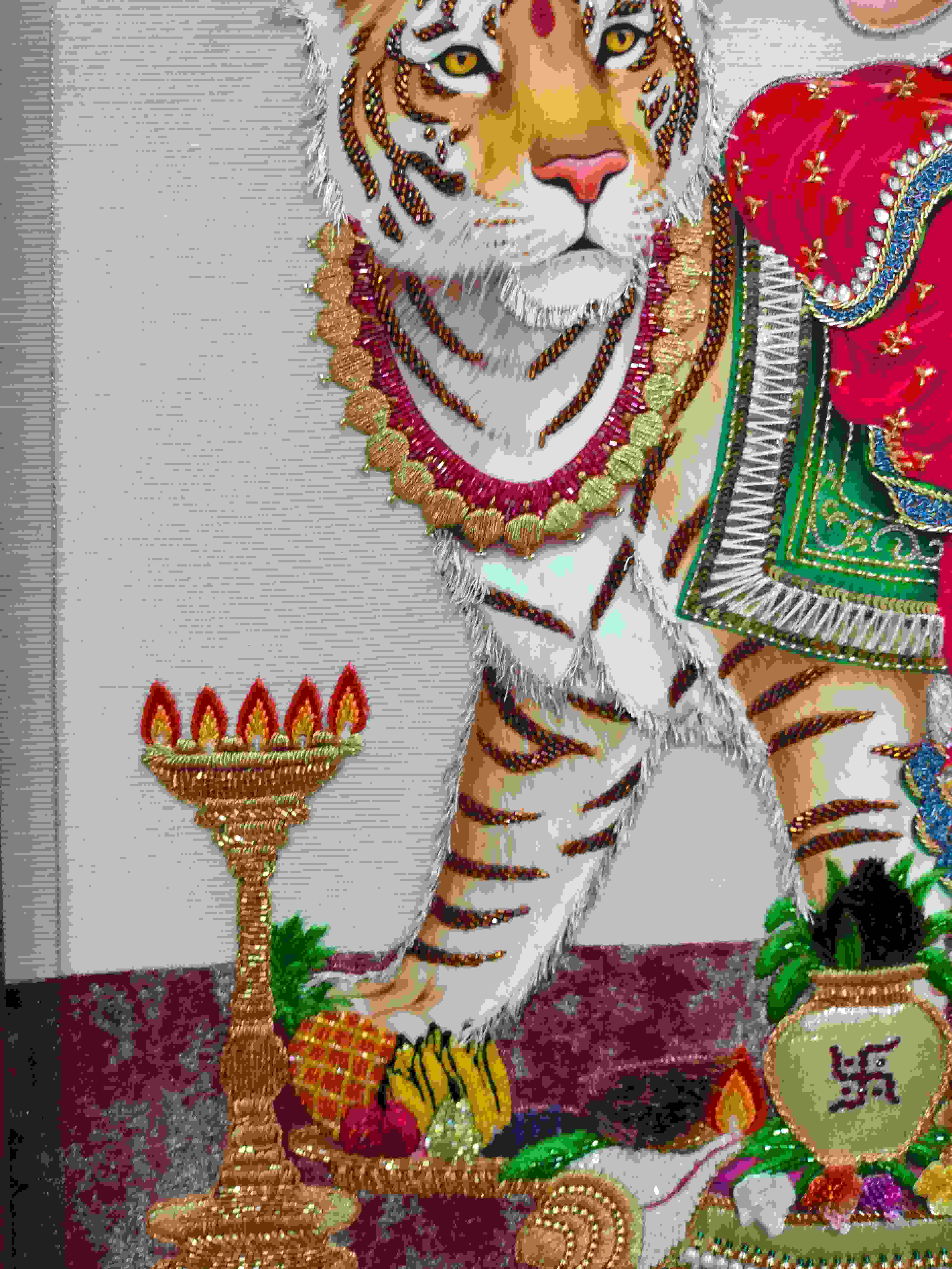 Amba Mata Durga Mata Tapestry