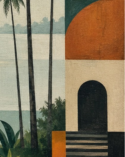 Indo-Bauhaus  – “Jalarekha”: Abstraction of Kerala Backwaters