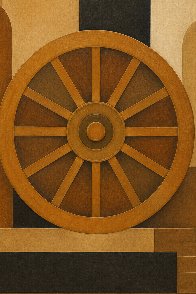 Indo-Bauhaus – “Kāla Chakra”: Abstraction of the Konark Sun Wheel
