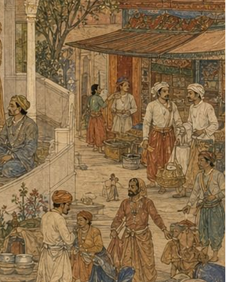 'Karma' The Path of Action, Bhagavad Gita Chapter Three - Indian Epics Prints