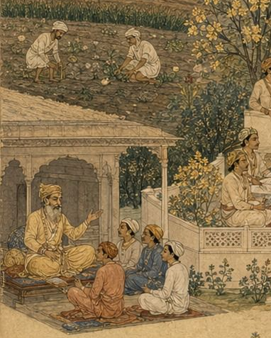 'Karma' The Path of Action, Bhagavad Gita Chapter Three - Indian Epics Prints