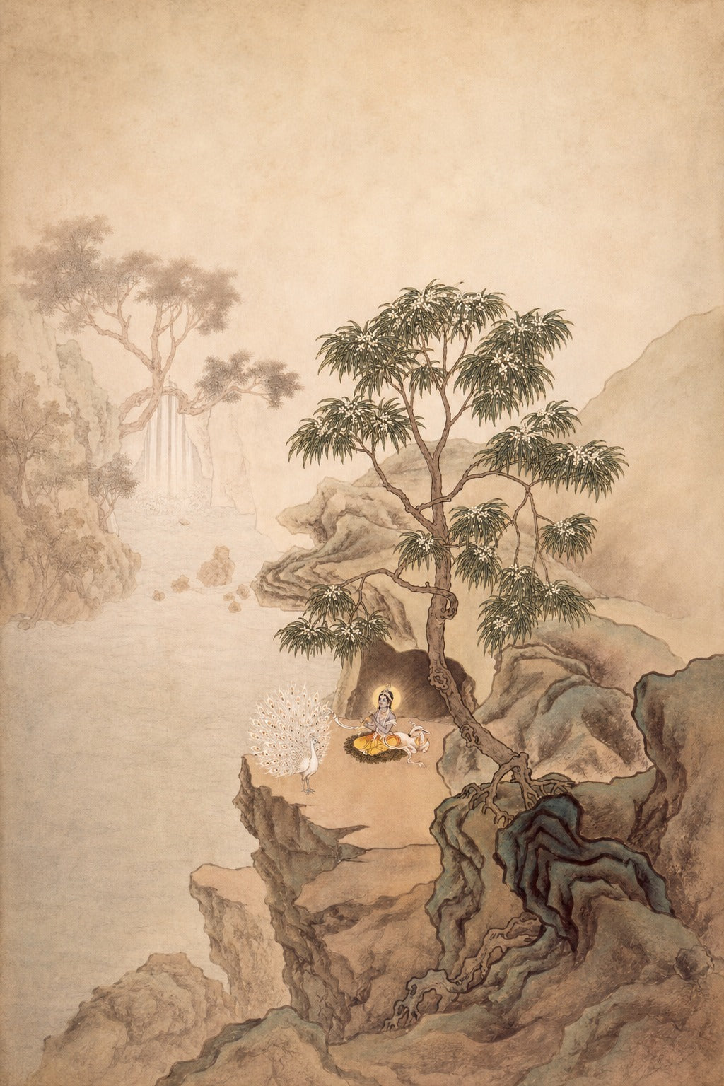Pichwai – Krishna in the Valley of Stillness