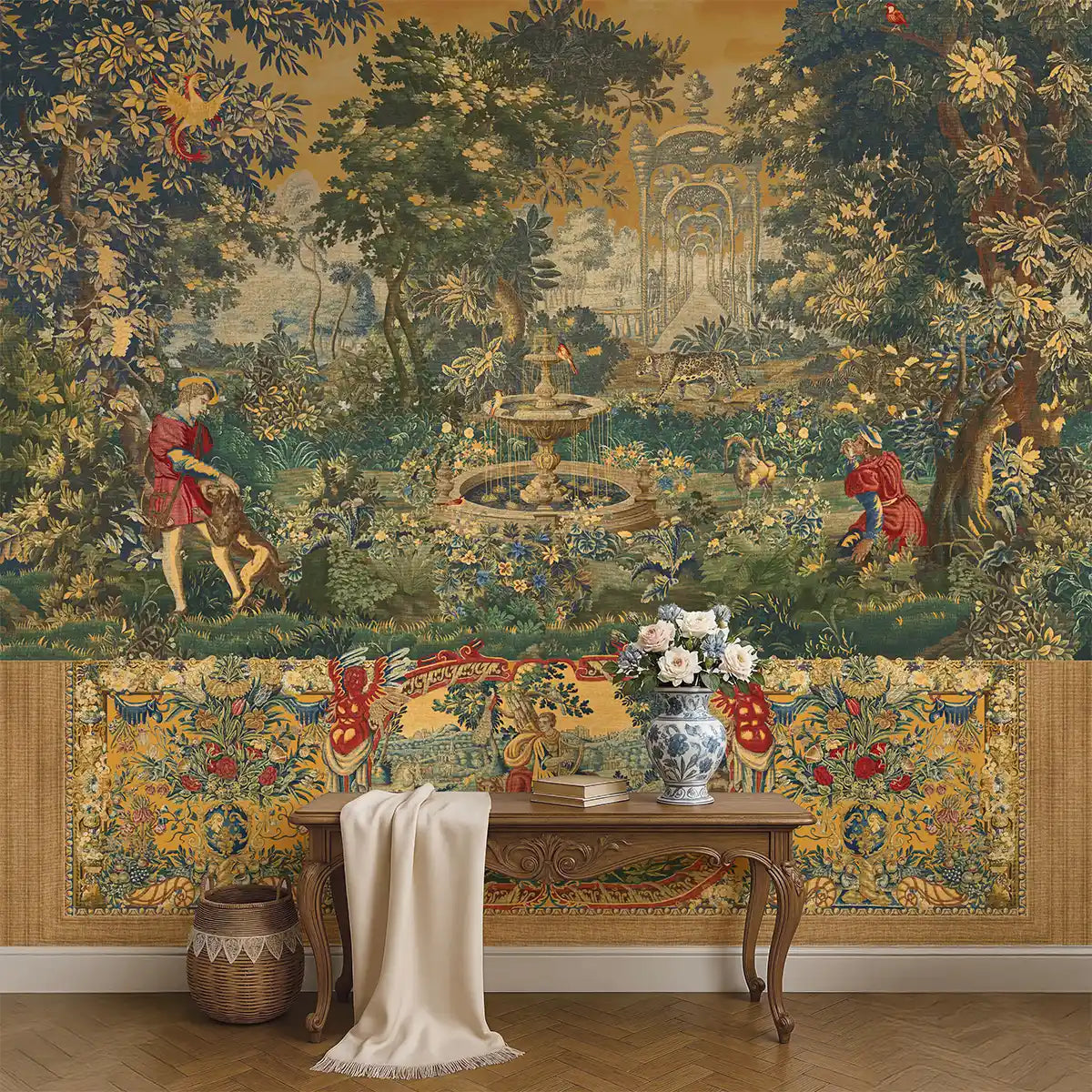 Gilded Garden: “The Midas Touch” Wallpaper
