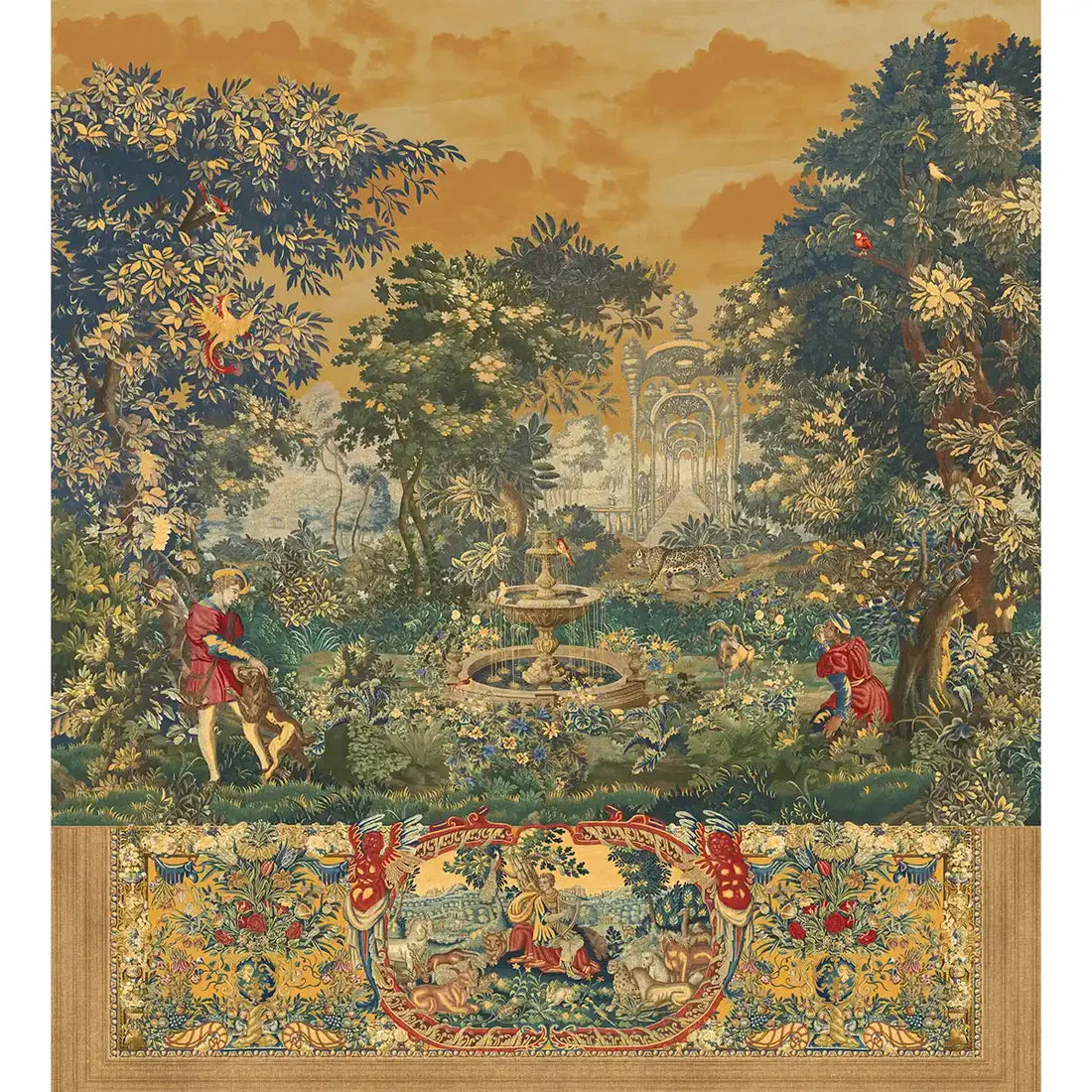 Gilded Garden: “The Midas Touch” Wallpaper
