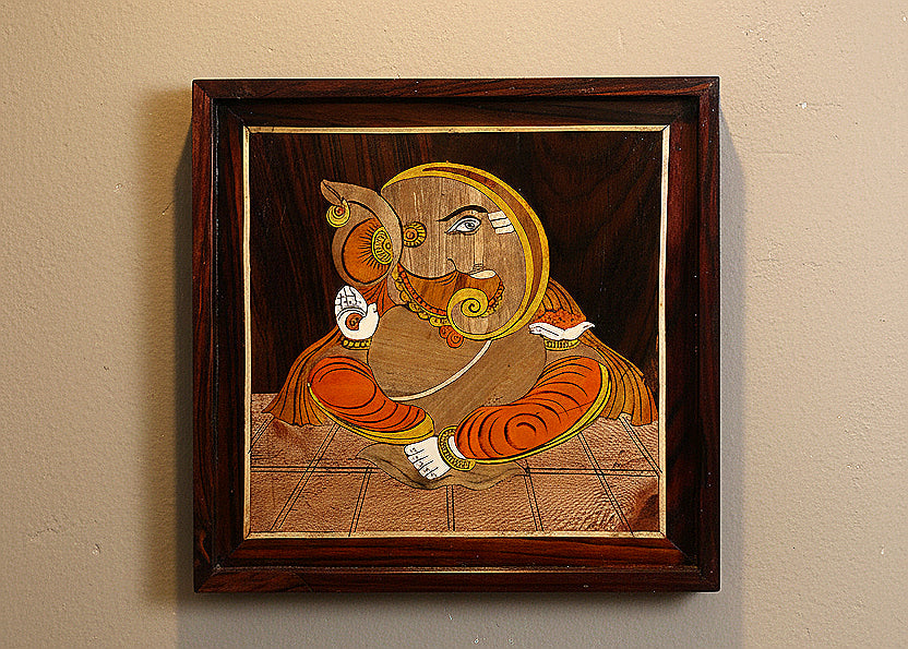 Mysore Rosewood Inlay – Ganesha