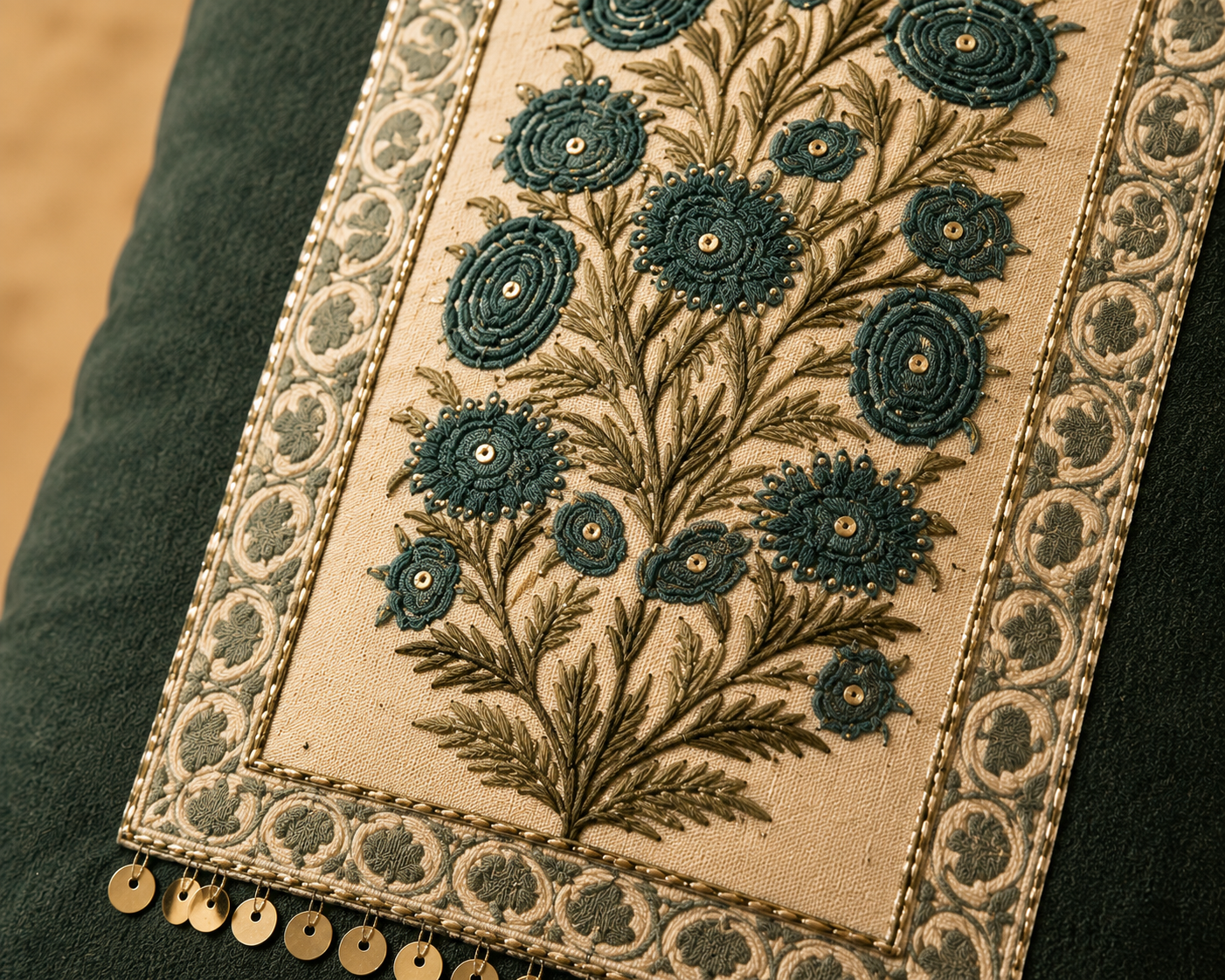 Nayab Pure Velvet Cushion Covers – Set of Two