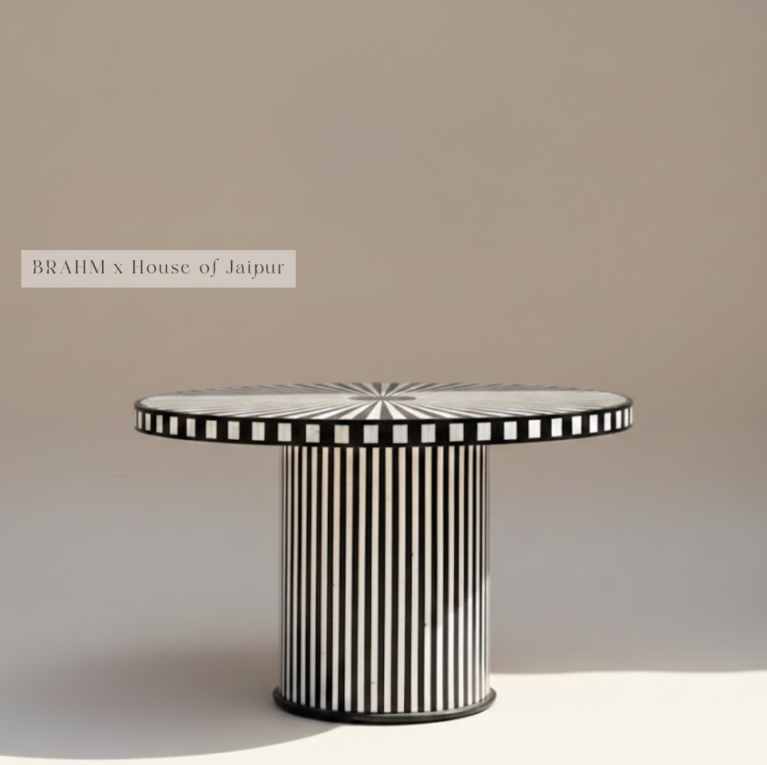 Nova Mother of Pearl Inlay Dining Table