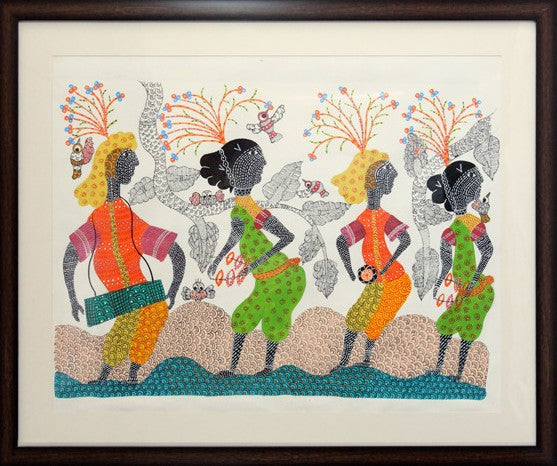 Prakriti Geet – “Song of Nature” Gond Art