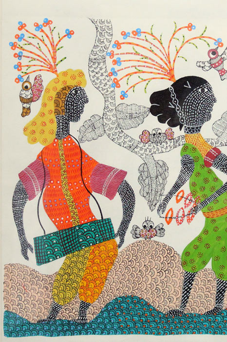 Prakriti Geet – “Song of Nature” Gond Art