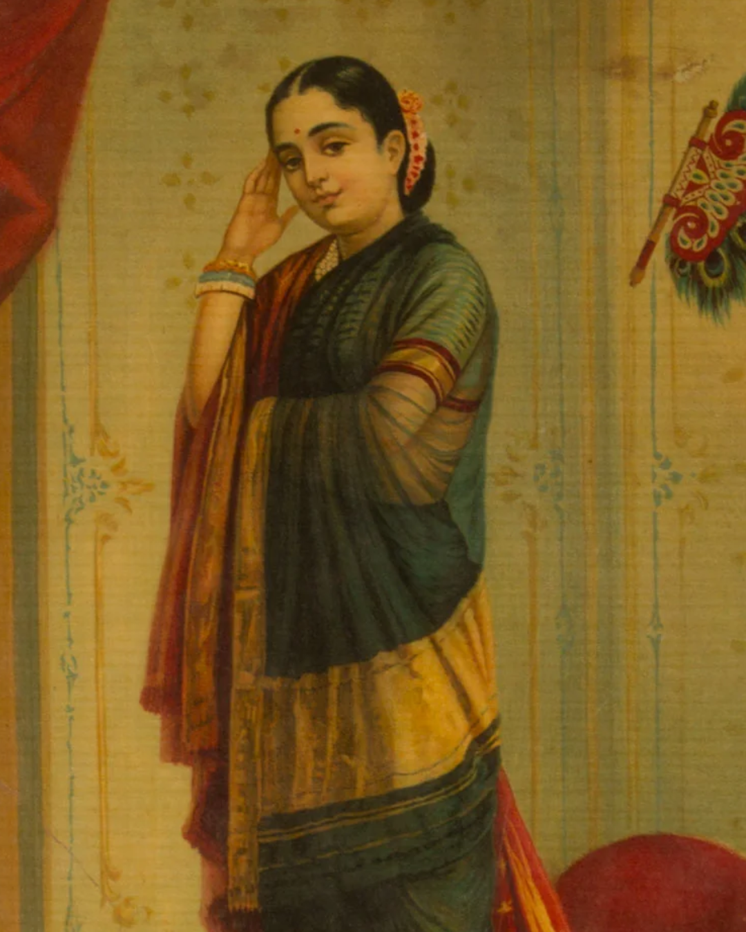 Raja Ravi Varma – "Vasantasena": The Celebrated Courtesan of Classical Sanskrit Drama