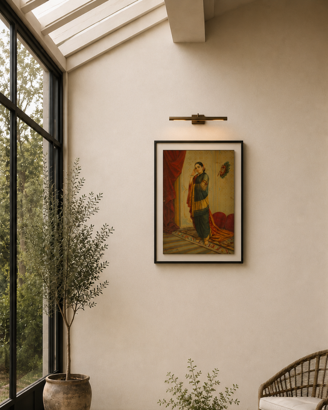 Raja Ravi Varma – "Vasantasena": The Celebrated Courtesan of Classical Sanskrit Drama