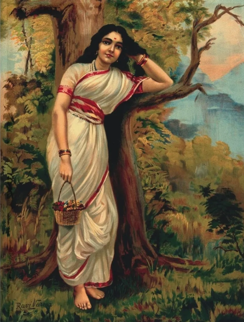 Raja Ravi Varma – "Ahalya": Redemption Through Divine Grace