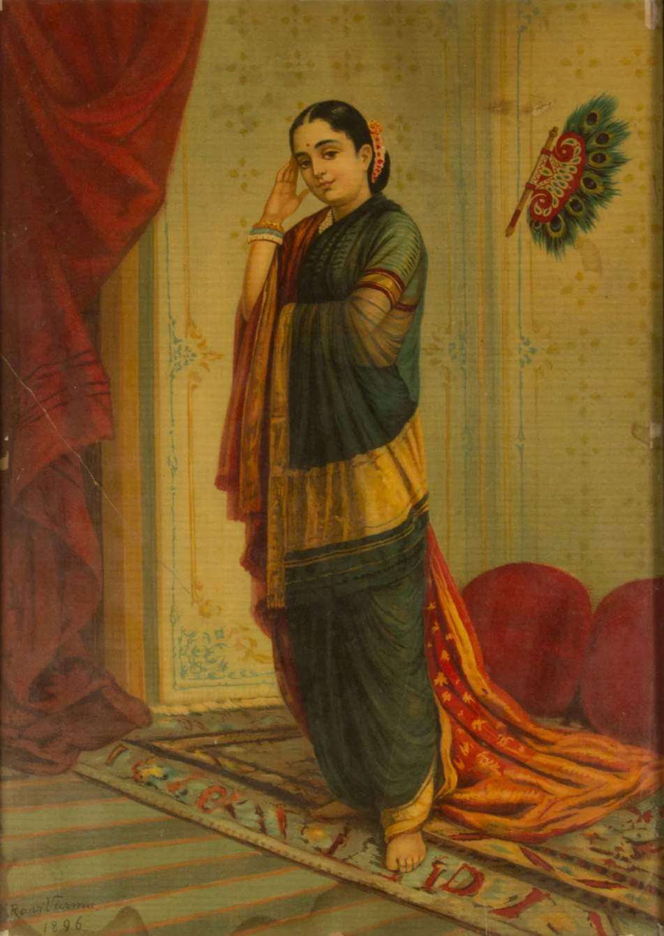 Raja Ravi Varma – "Vasantasena": The Celebrated Courtesan of Classical Sanskrit Drama