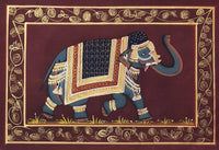 Royal Gaj: Nathdwara Elephant Miniature on Silk