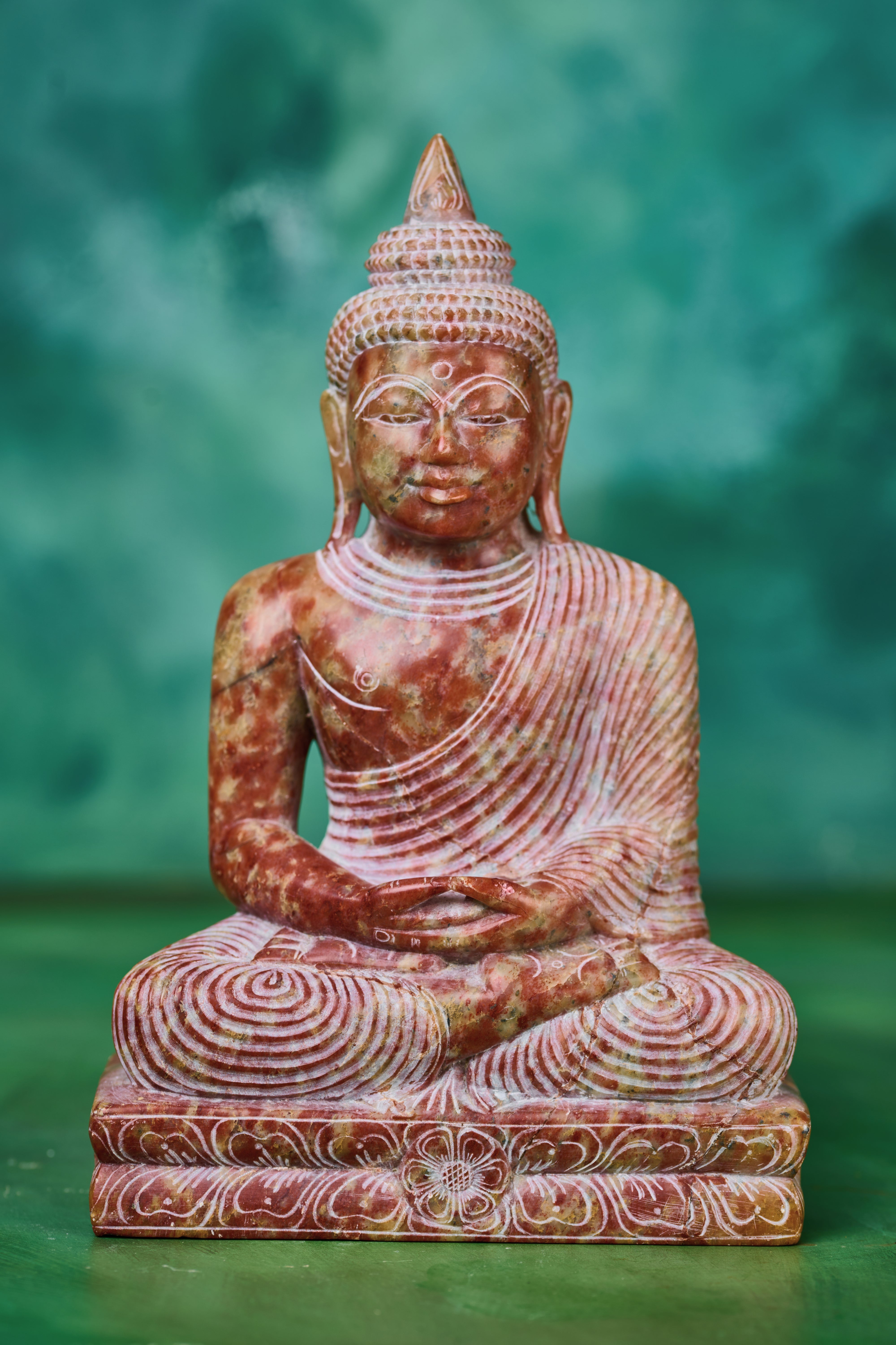 Meditating Buddha in Stone