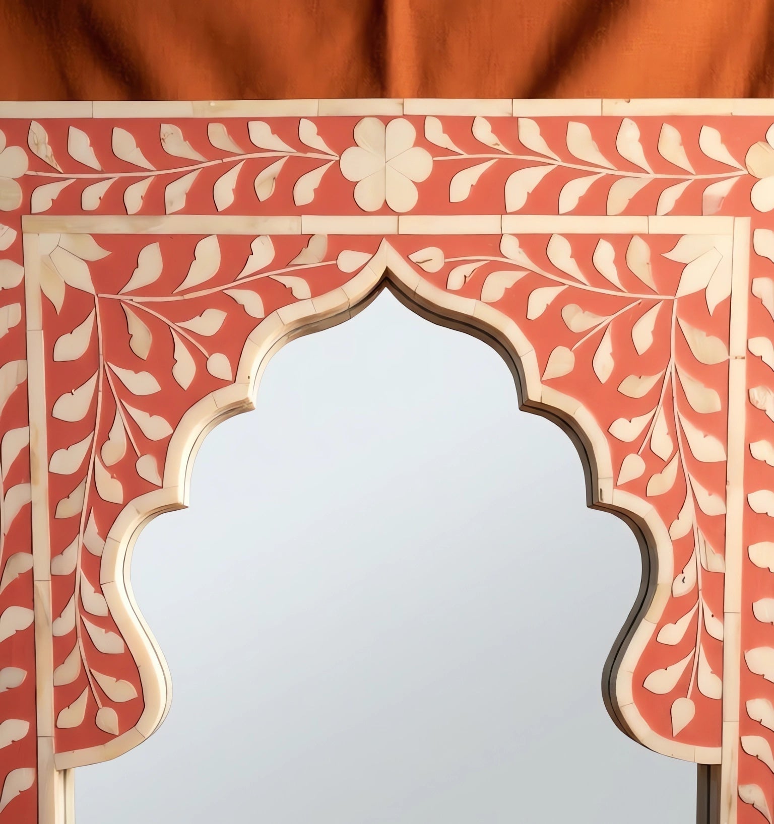 Sahara Bloom Bone Inlay Wall Mirror