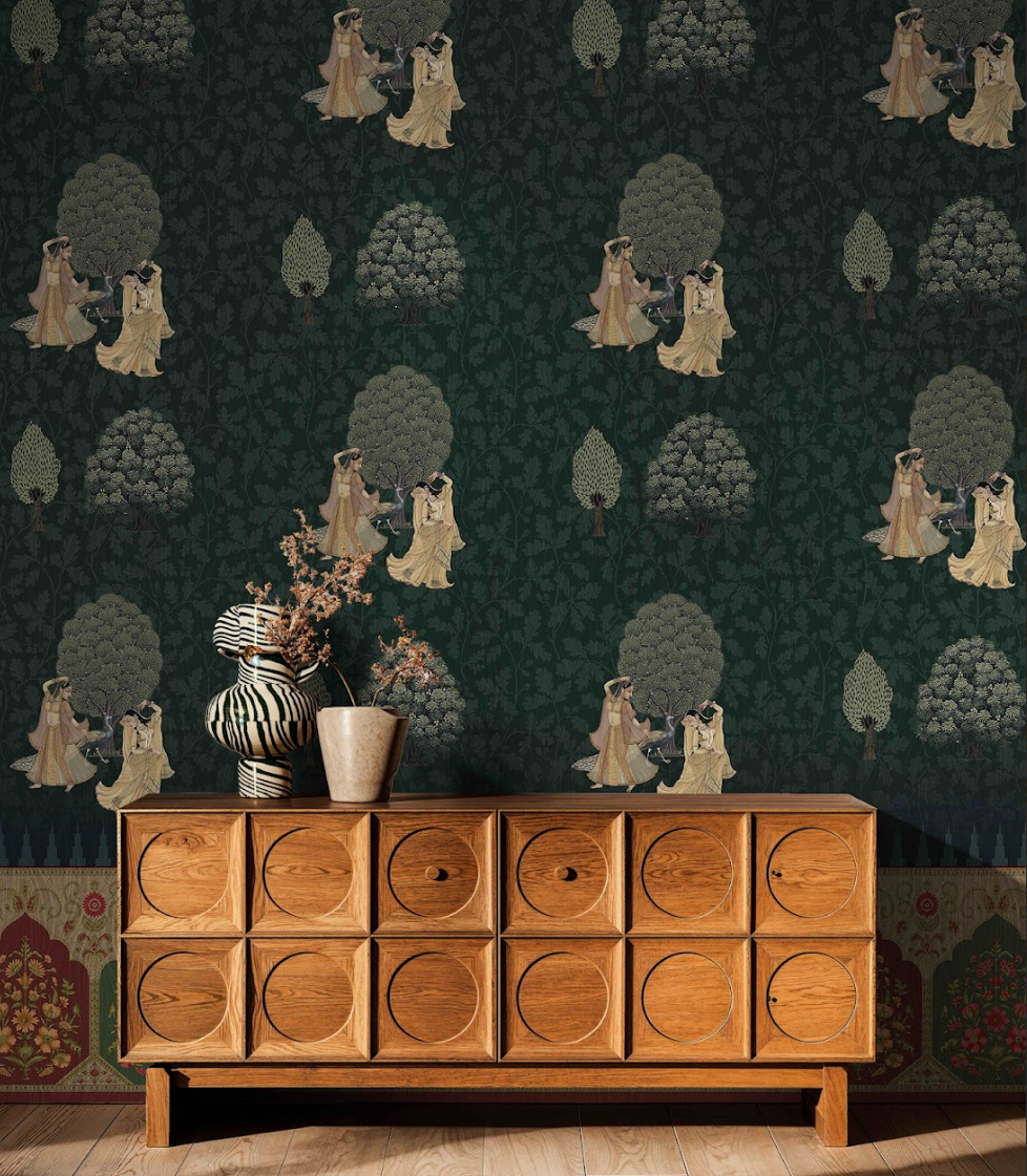 Painted Legacies: “Miniature” Wallpaper