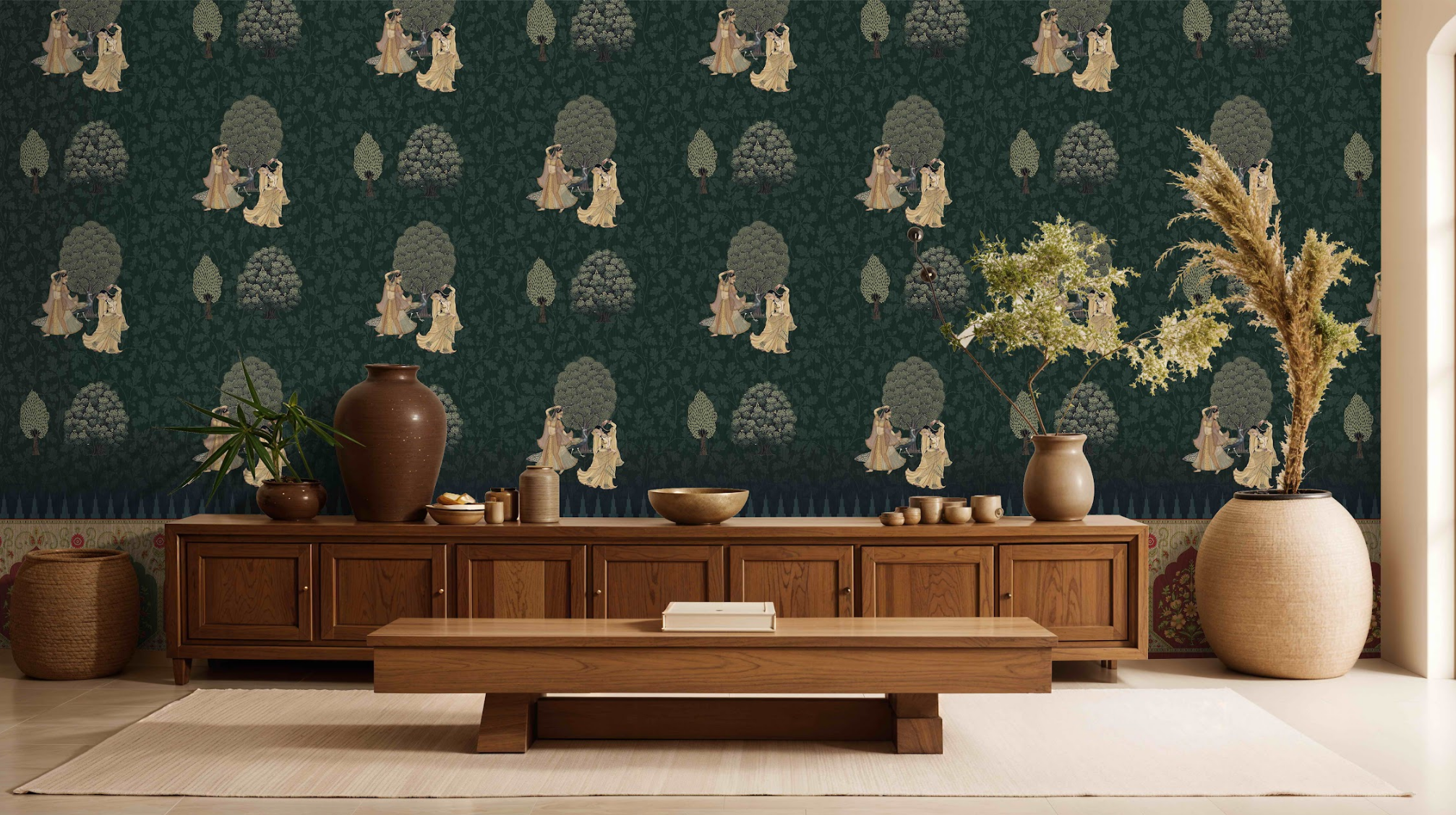 Painted Legacies: “Miniature” Wallpaper
