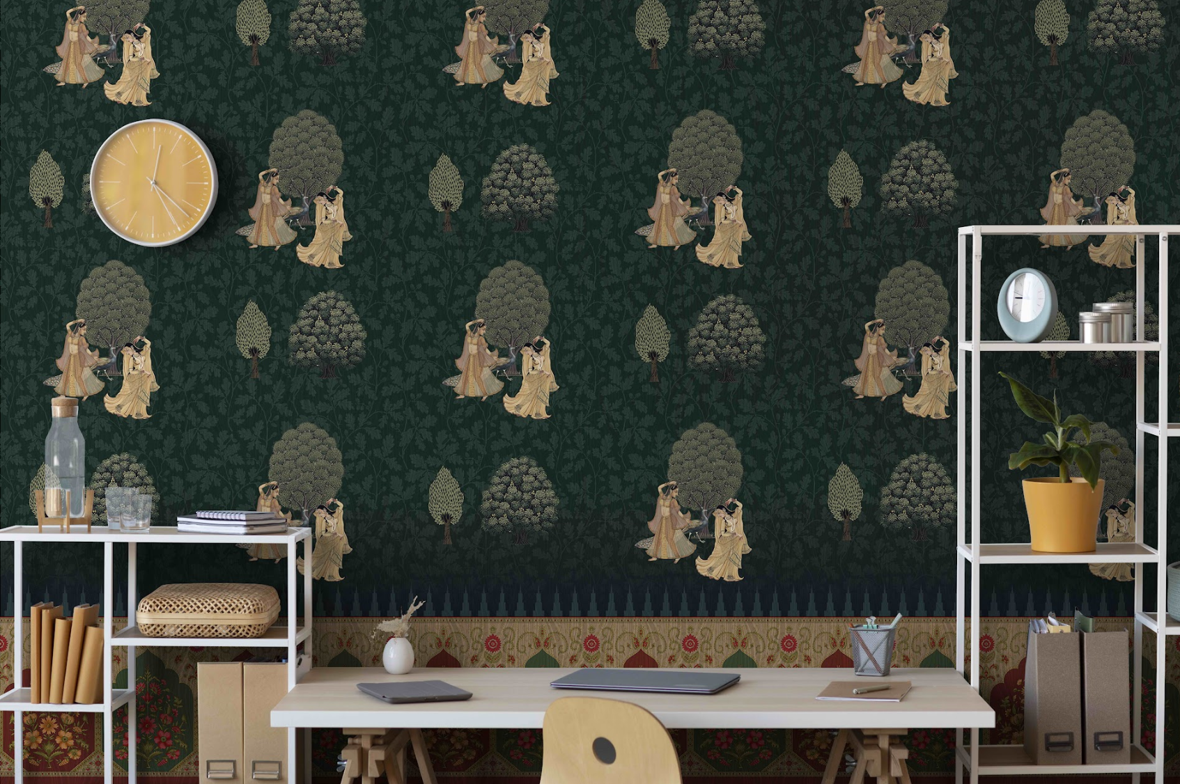 Painted Legacies: “Miniature” Wallpaper