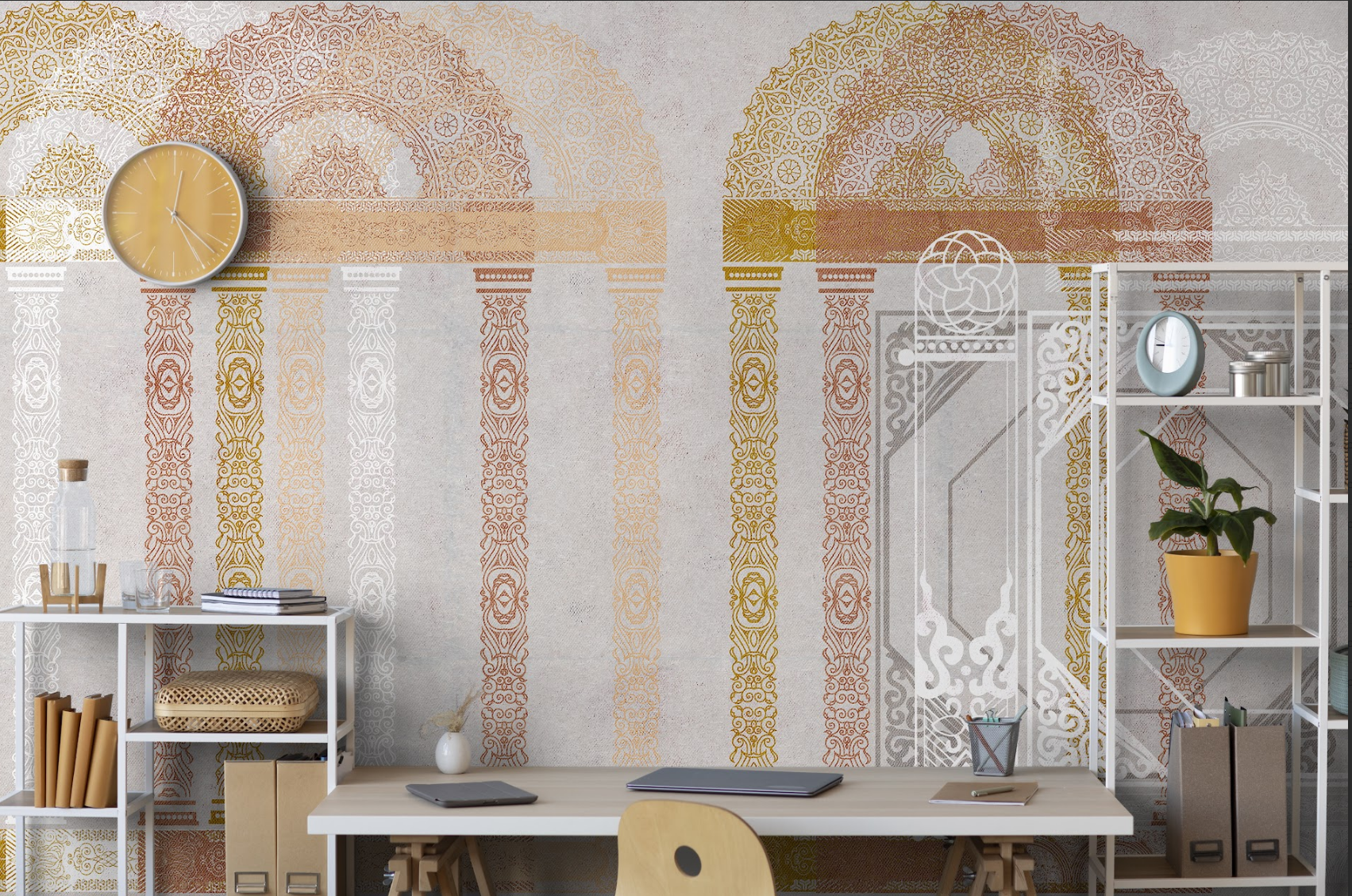 Arches of Eternity: “Mehraab” Wallpaper