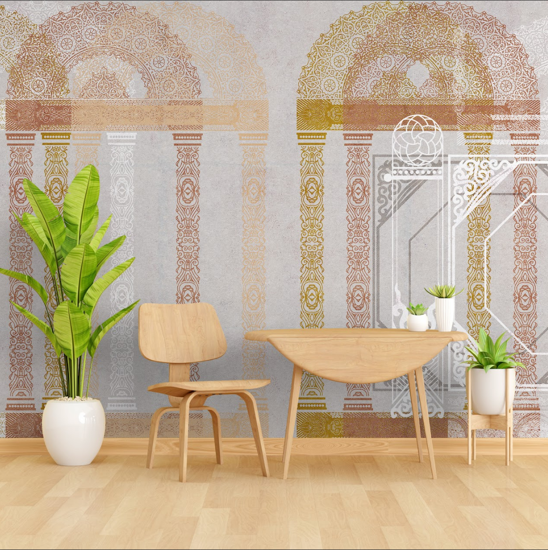Arches of Eternity: “Mehraab” Wallpaper