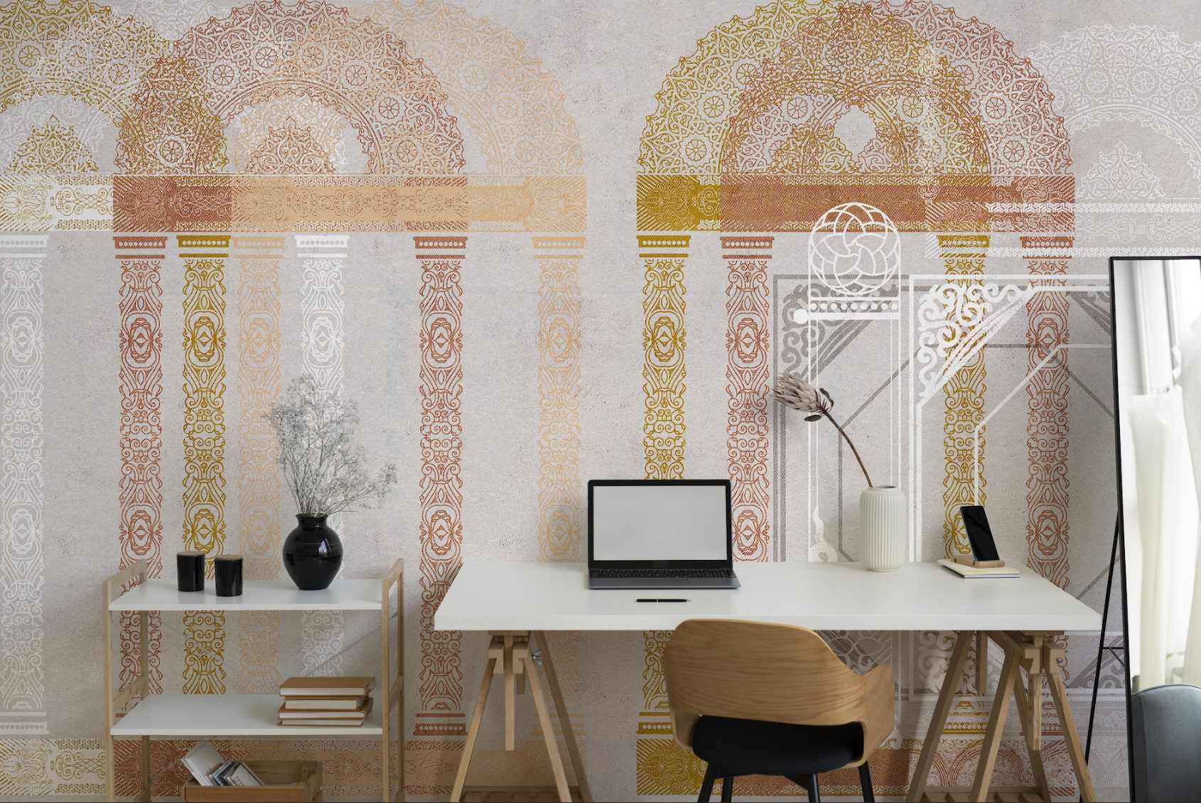 Arches of Eternity: “Mehraab” Wallpaper