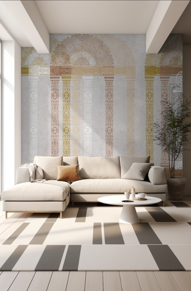 Arches of Eternity: “Mehraab” Wallpaper
