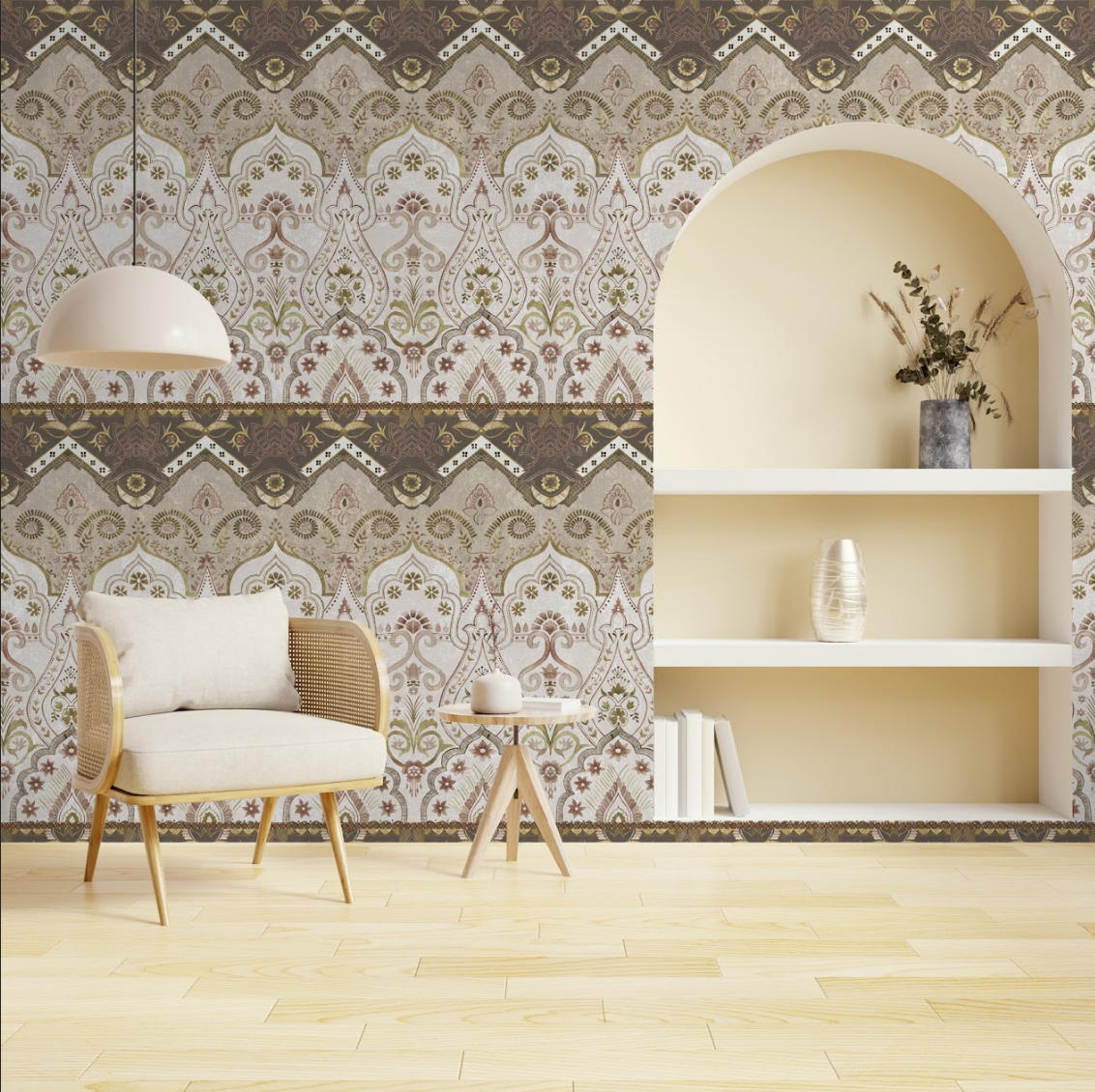 Timeless Motifs: “Butta” Wallpaper