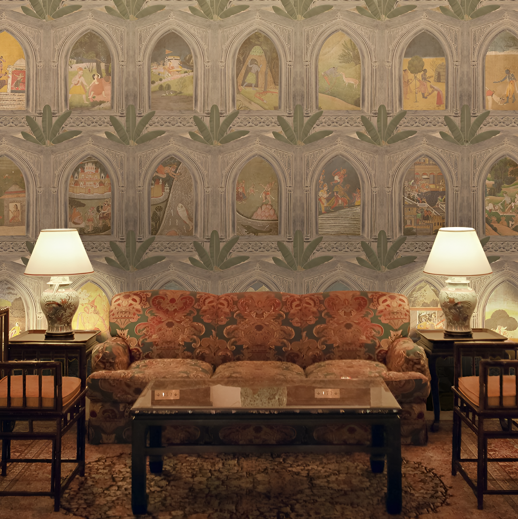 Eternal Saga: "Ramayana" Heritage Luxury Wallpaper