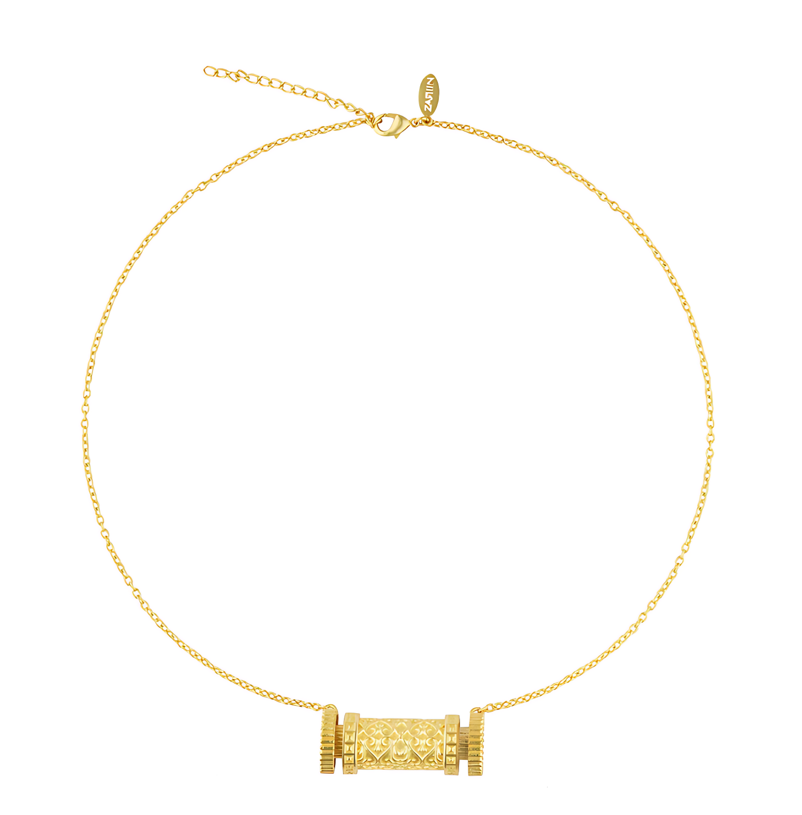 Scrolls of Time Pendant Necklace