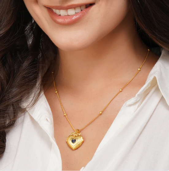 Heart in Heart Photo Locket