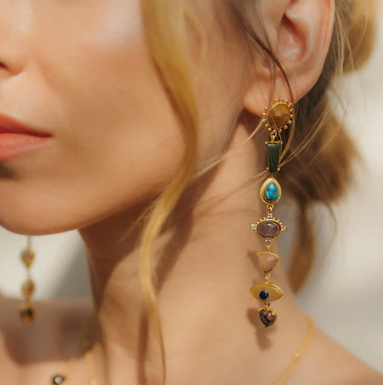 Thread of energy earrings