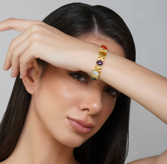 Power Moves Navratan Bracelet
