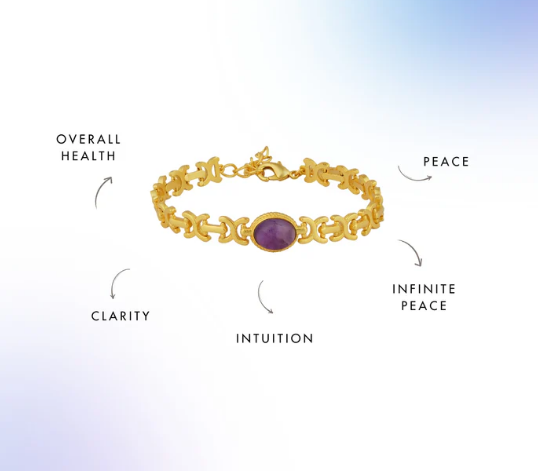 Amethyst Healing Bracelet for Health
