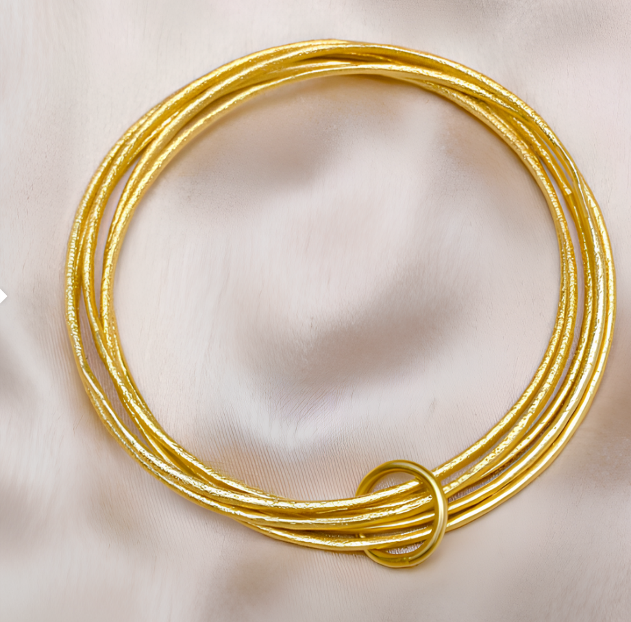 Charm Canvas Stacked Bracelet