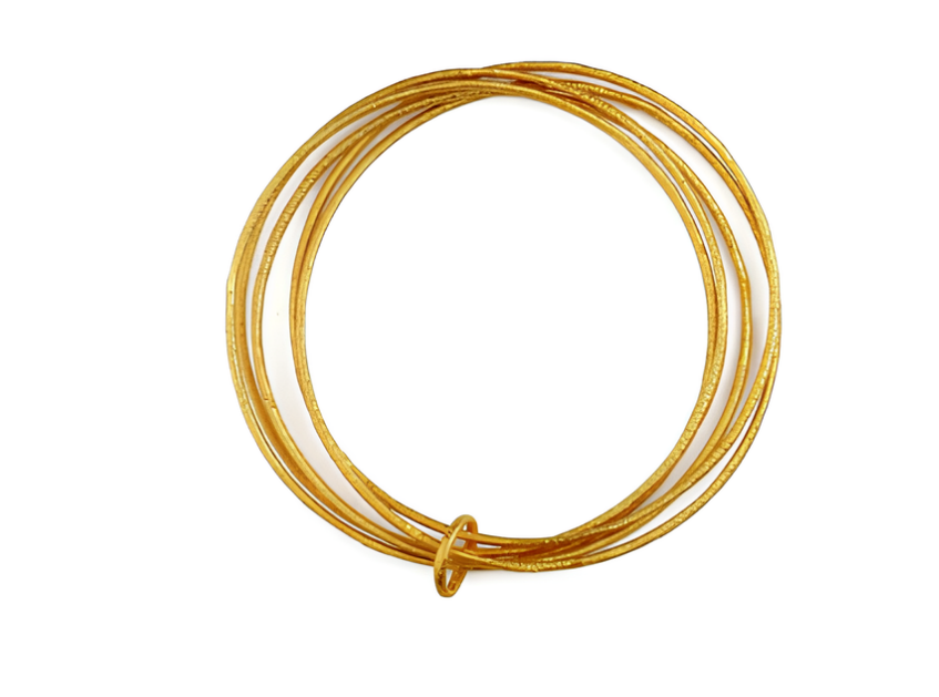 Charm Canvas Stacked Bracelet