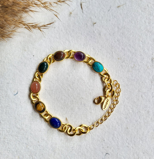 Power chakra Bracelet Set for Him and Her
