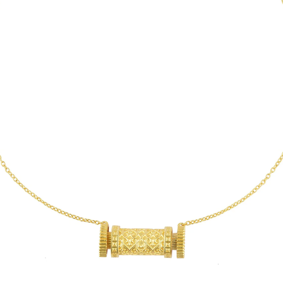 Scrolls of Time Pendant Necklace